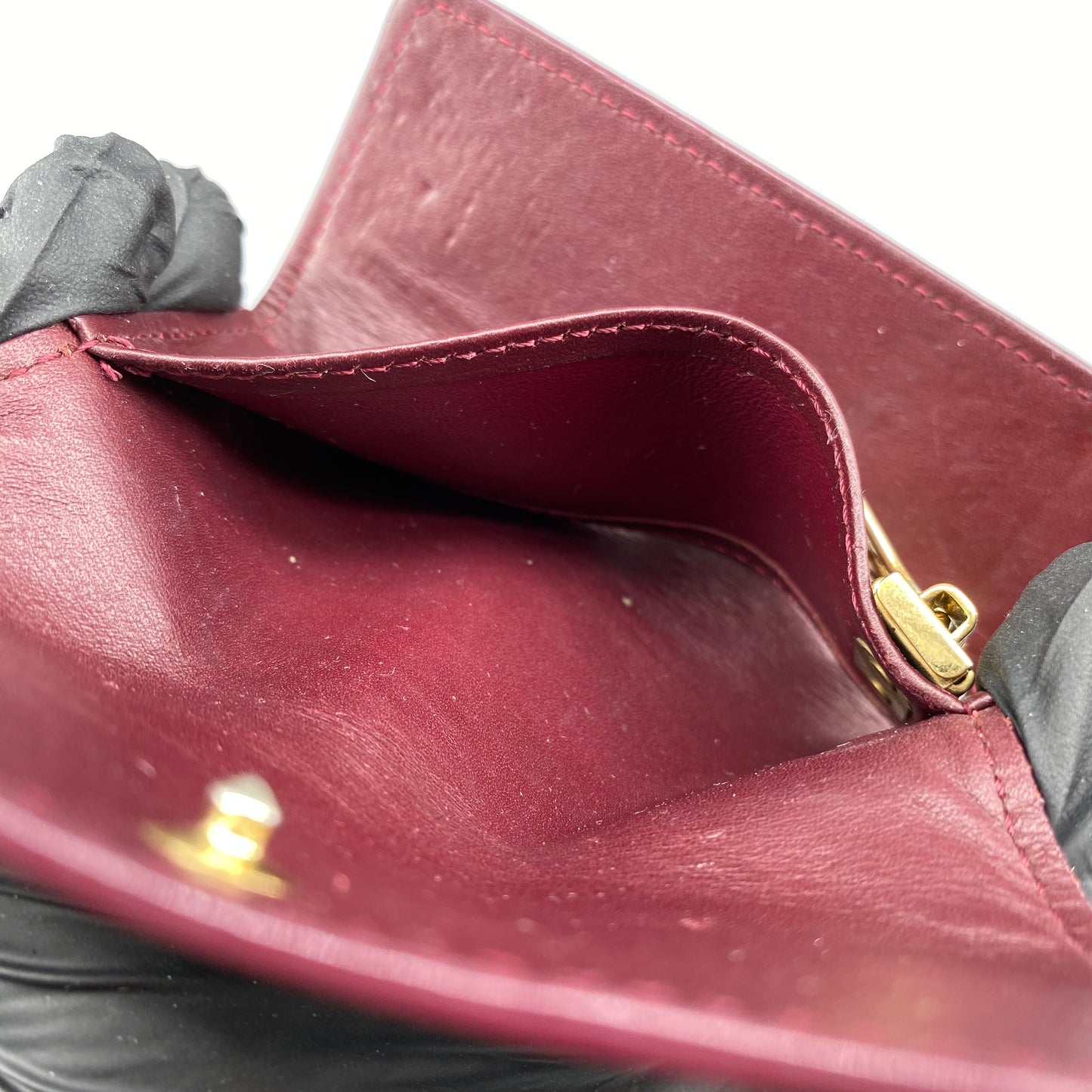Louis Vuitton Reddish-Brown Monogram Vernis Key Wallet