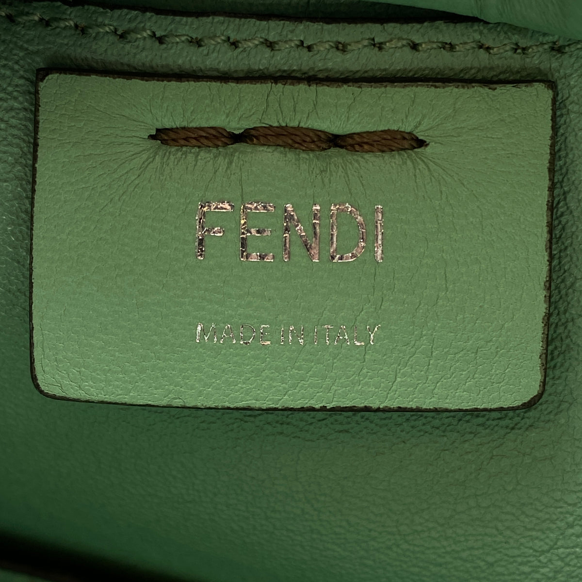 Fendi 2Jours Tote Bag Brown Leather