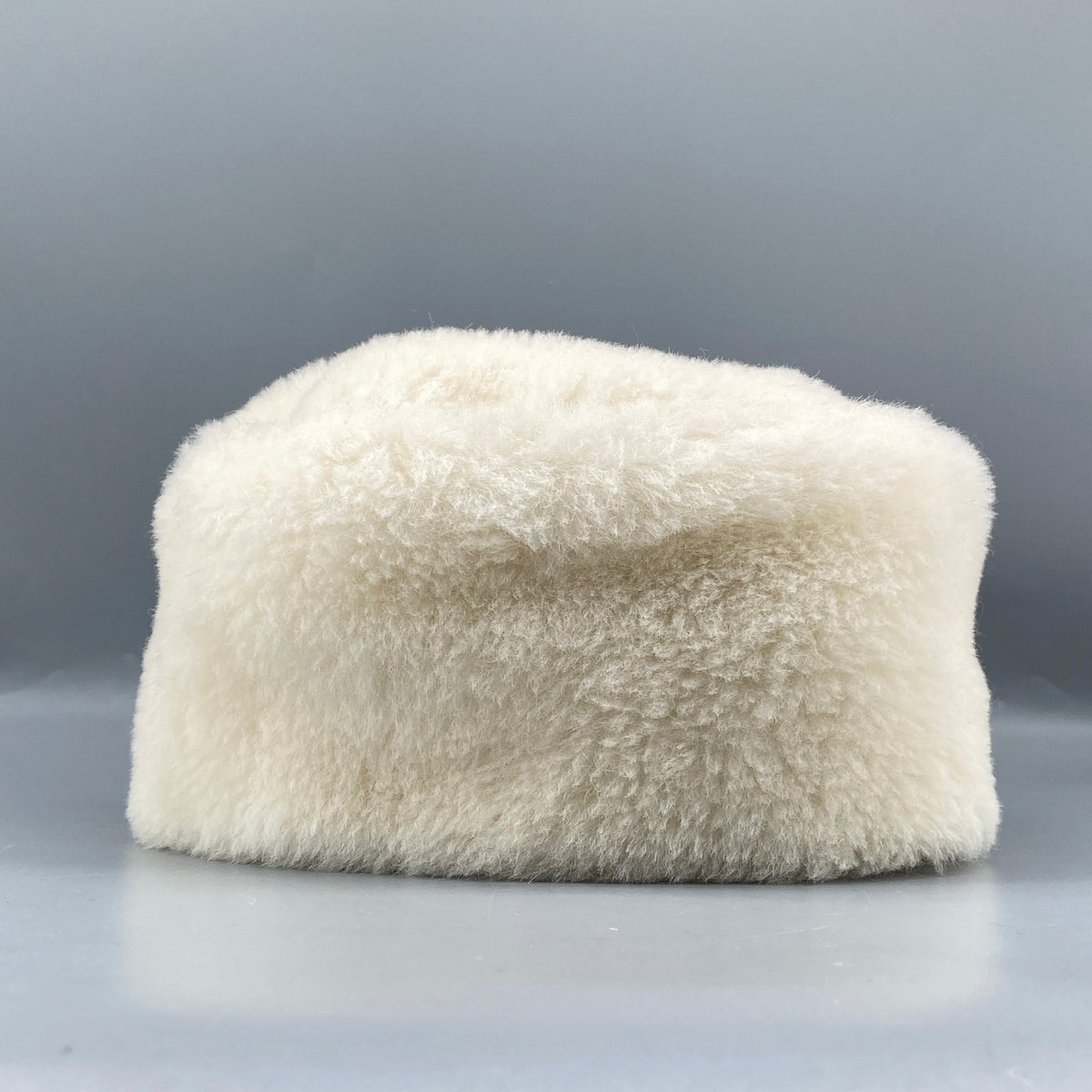 Maxmara Cream Teddy Fuzzy Wool Hat Size 58cm