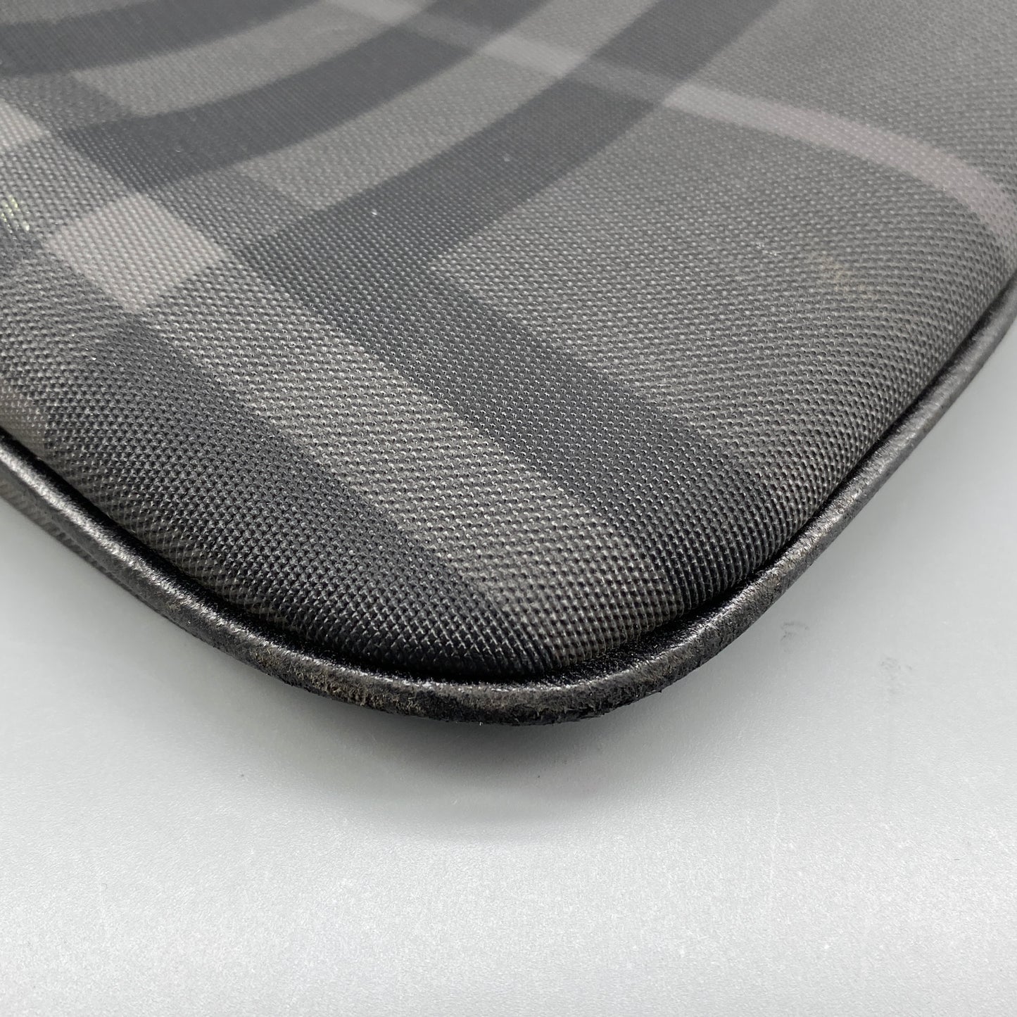 Burberry Black Check Crossbody Messenger Bag