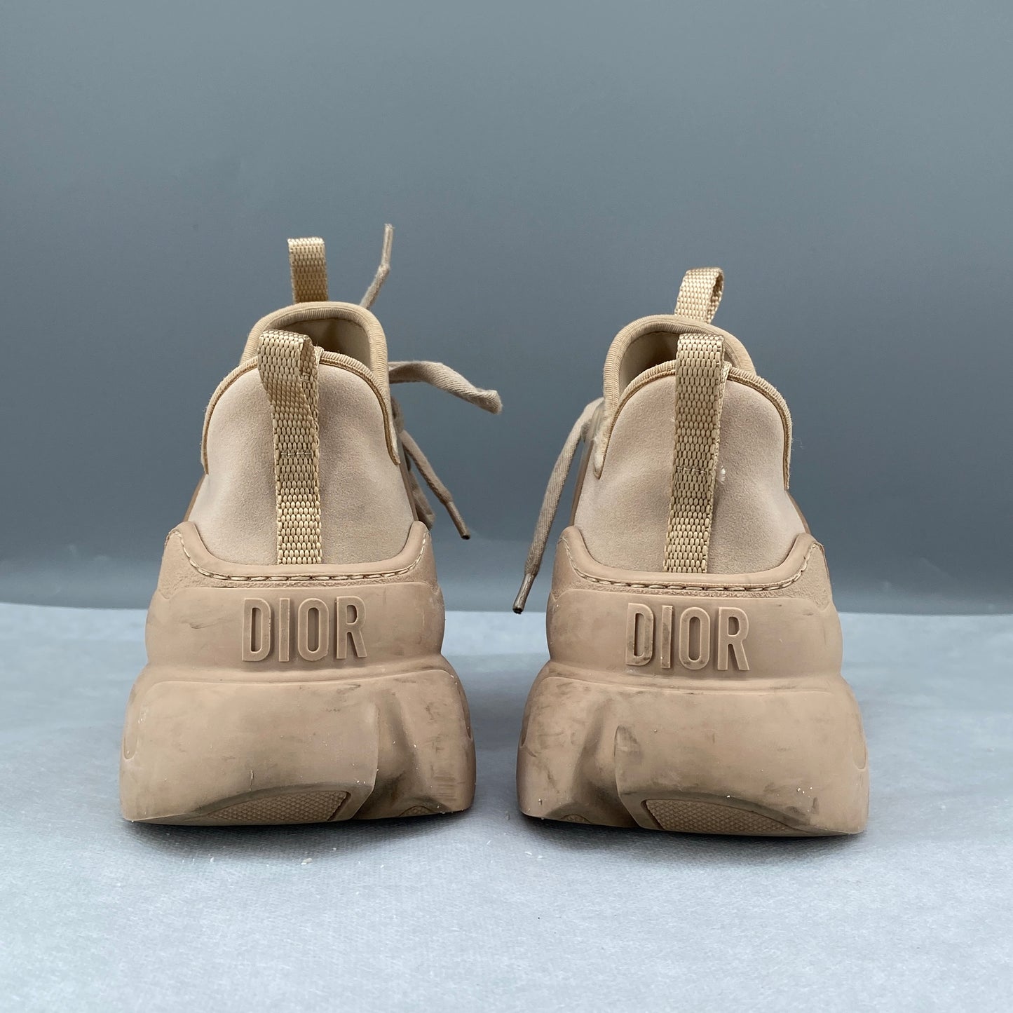 Christian Dior Women's D-Connect Sneakers Size 37 Pink Nude