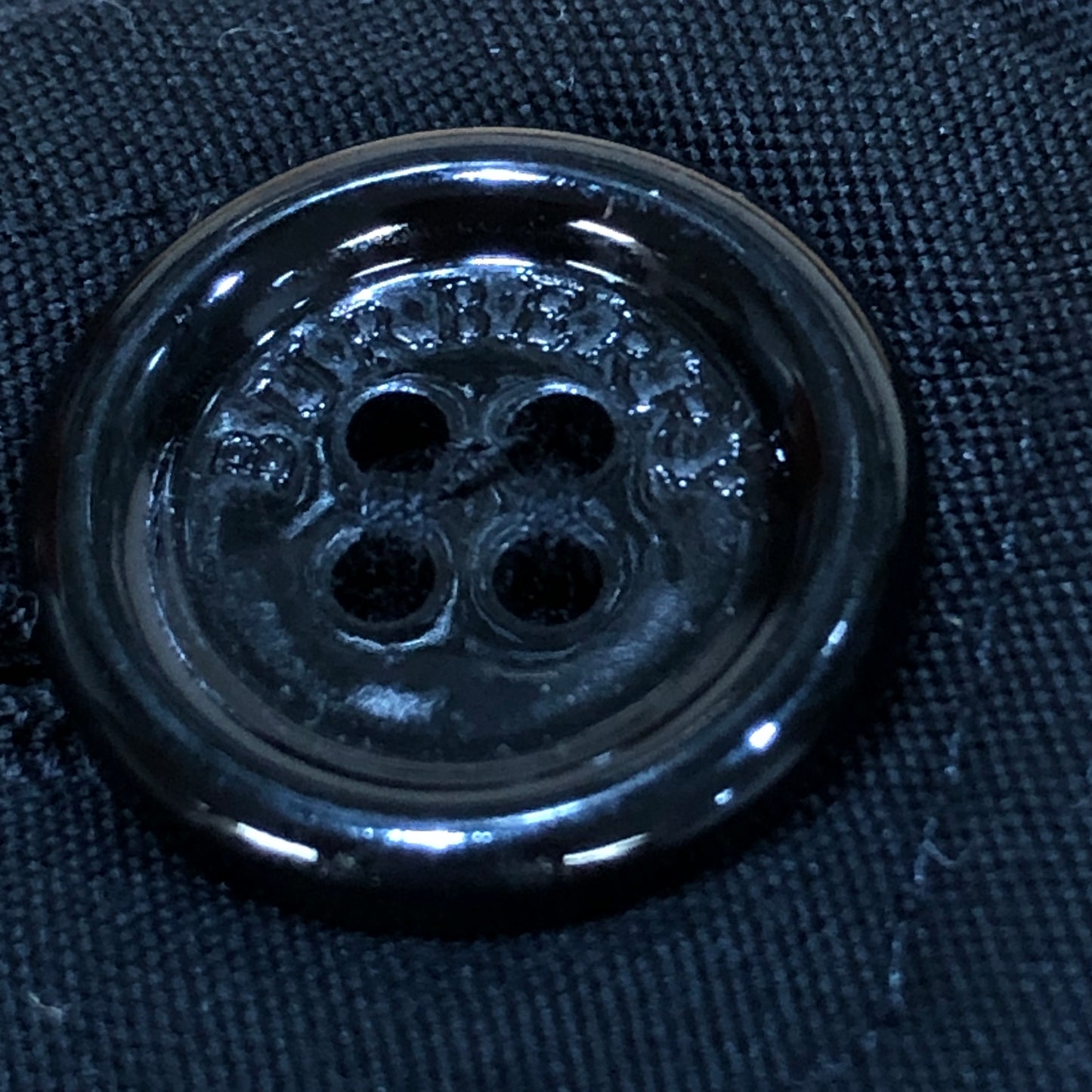 Burberry Black Double Breasted Trench Coat US Size 12