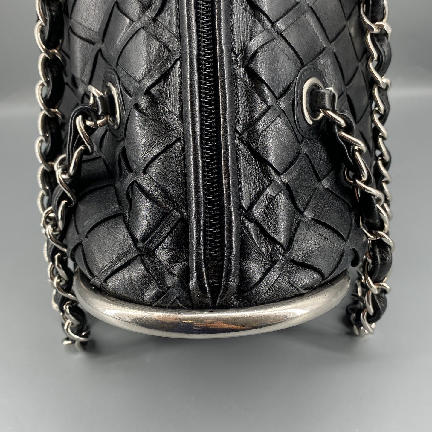 Chanel Black Quilted Leather Chain Shoulder Bag