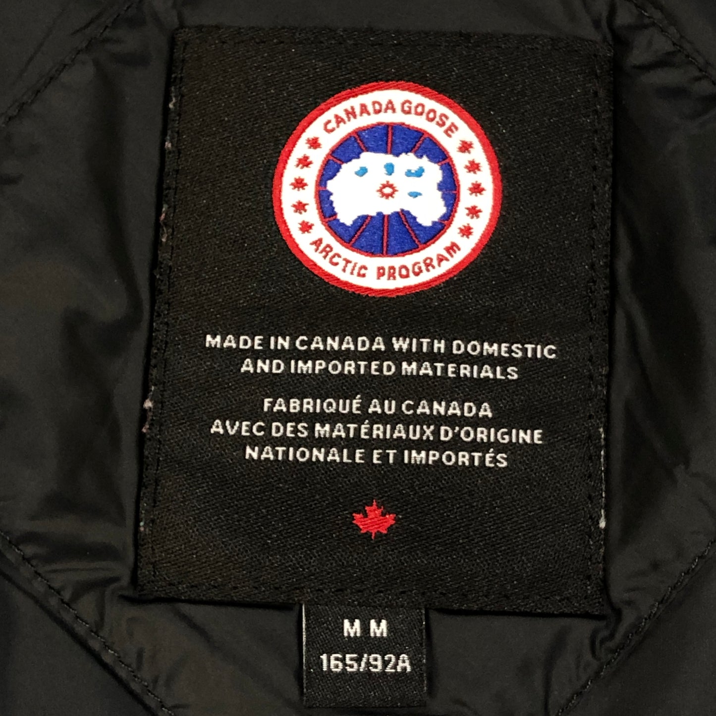 Canada Goose Black P2P 19.5in Hooded Light Down Jacket Size M