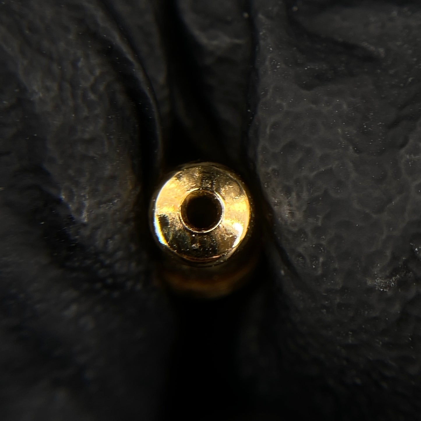 Fendi Gold-Tone Crystal Encircled FF Logo Stud Earrings