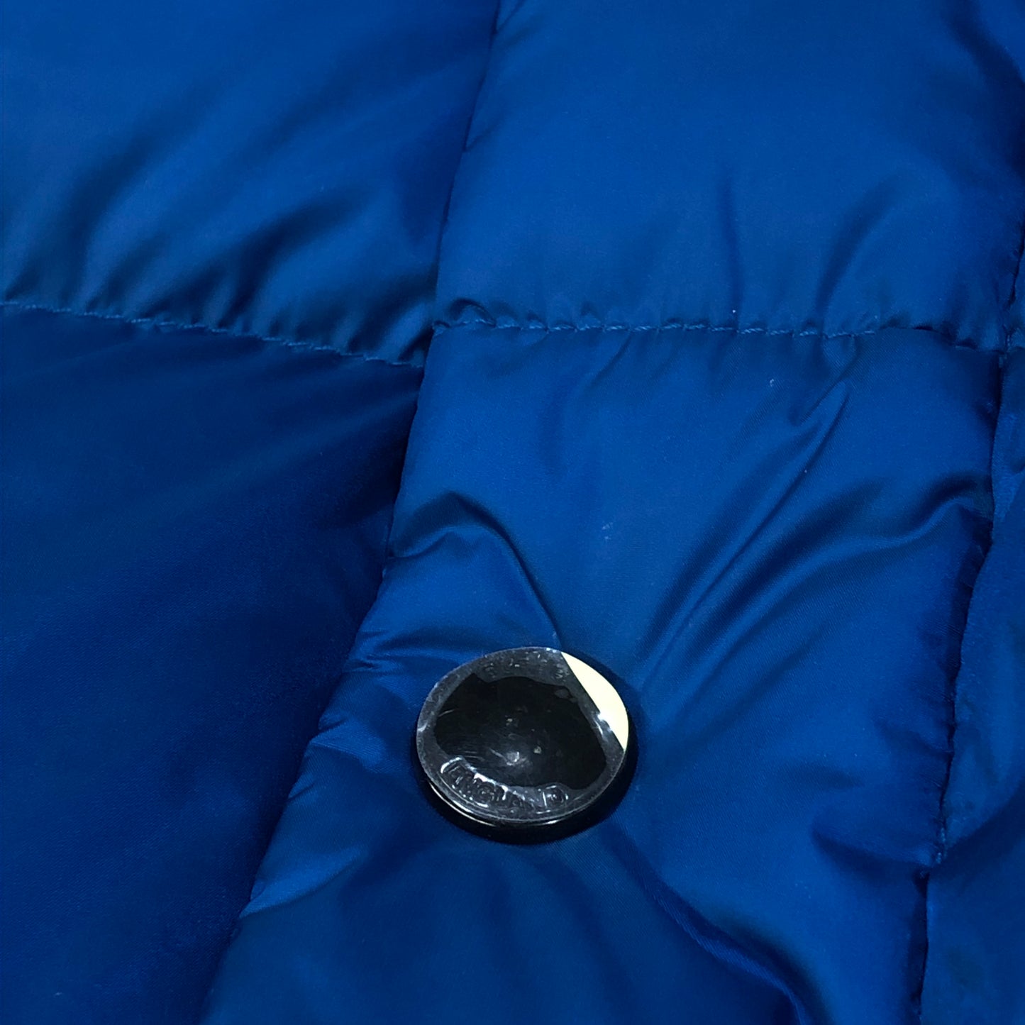 Burberry Bright Blue Detachable Hood Quilted Puffer Down Jacket Size S