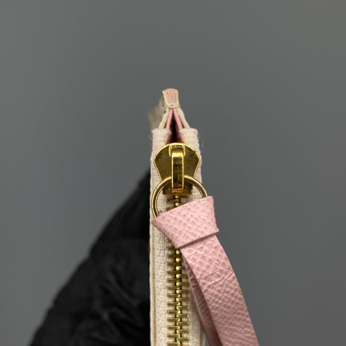 Louis Vuitton Damier Azur Pochette Felicie Chain Wallet Rose Ballerine