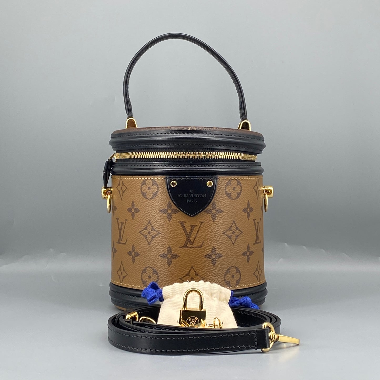 Louis Vuitton Brown Monogram Cannes Vanity Bucket Bag