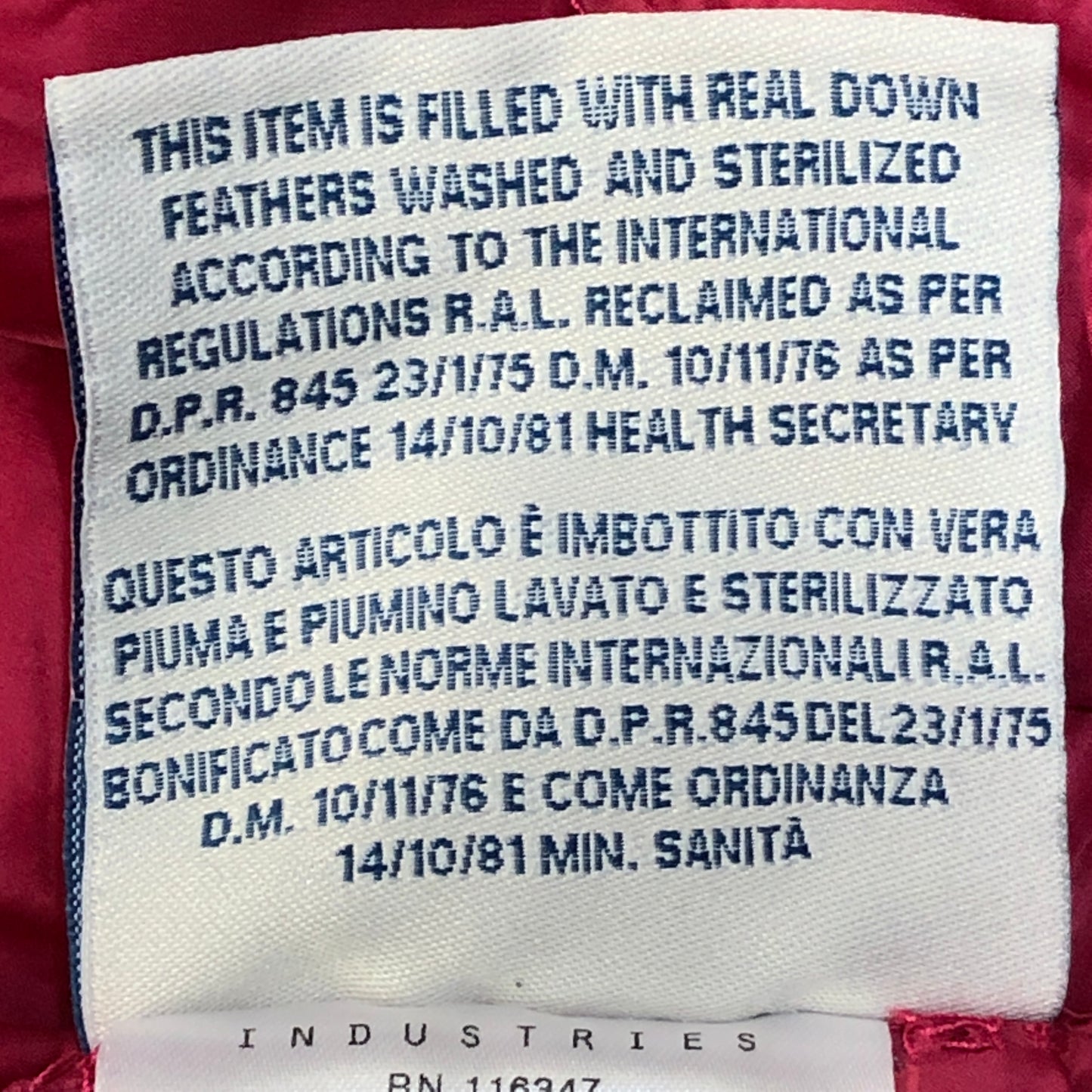 Moncler Fuchsia Stand Collar Quilted Down Gilet Size 2