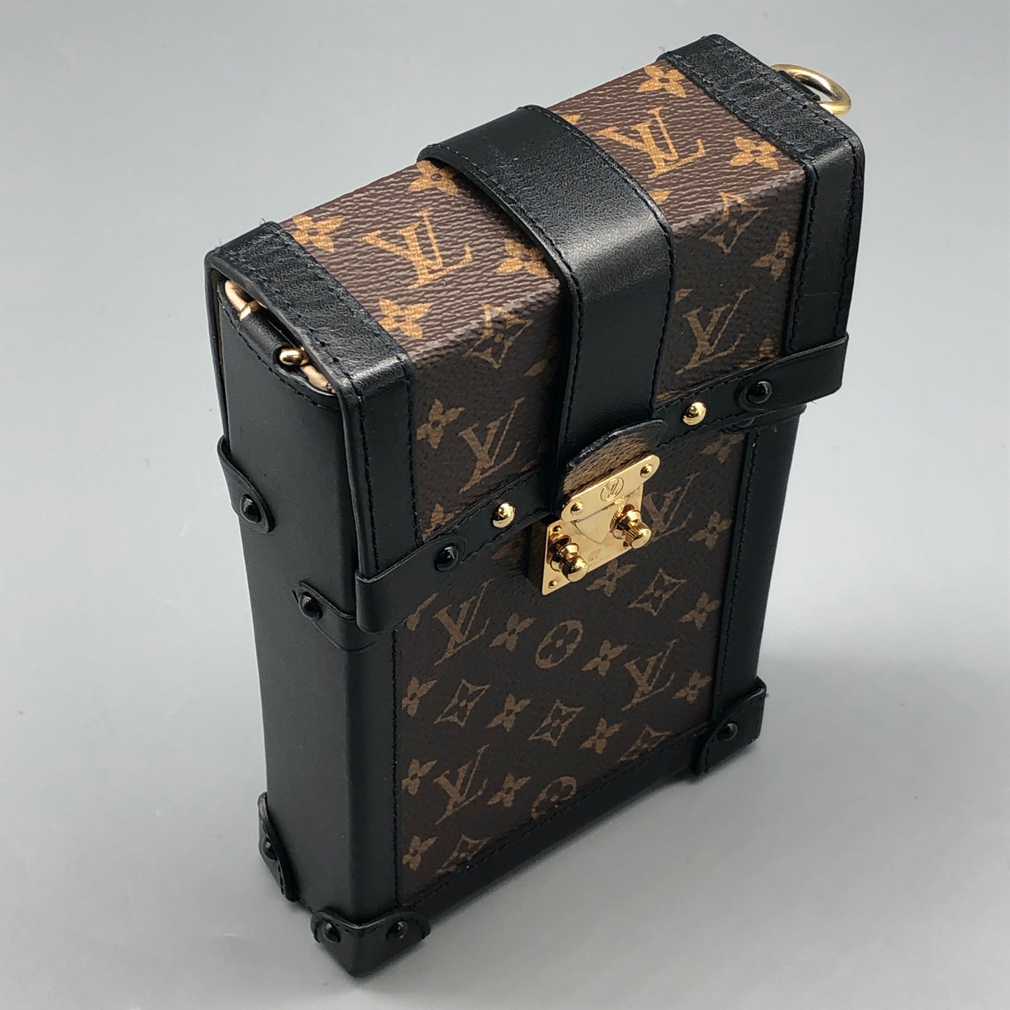 Louis Vuitton Monogram Canvas Petite Malle Phone Case Brown Bag