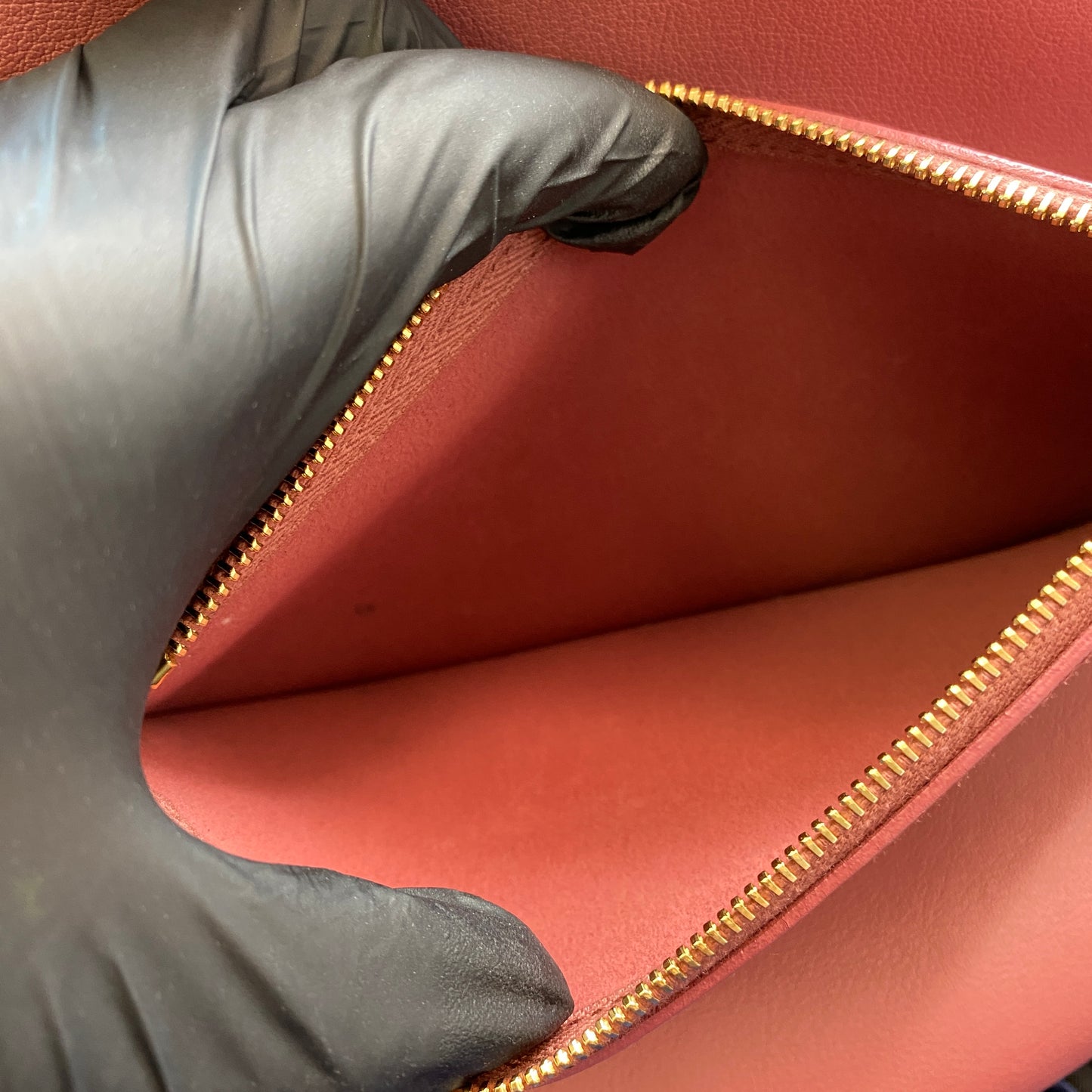 Saint Laurent Pink Calfskin Leather Shopping Tote Bag