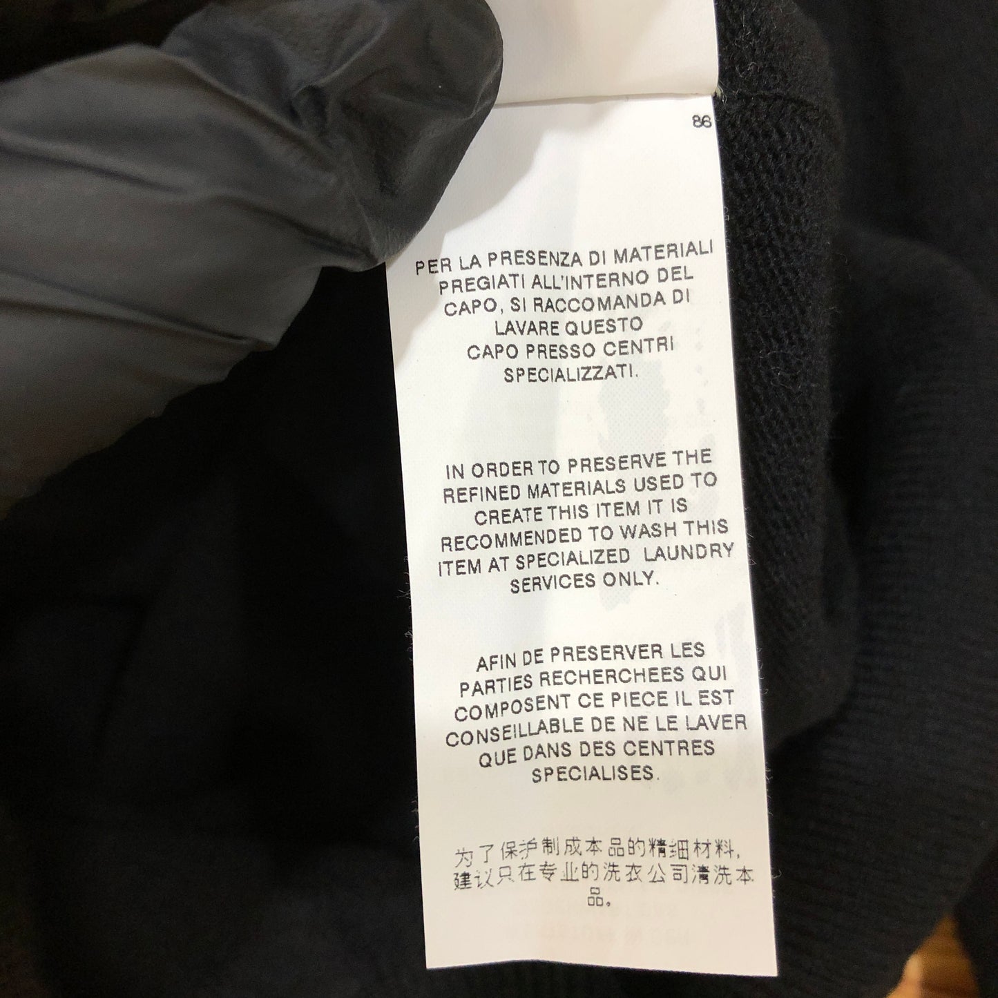 Dolce & Gabbana Black Fine Knit Crew Neck Sweater Size 44