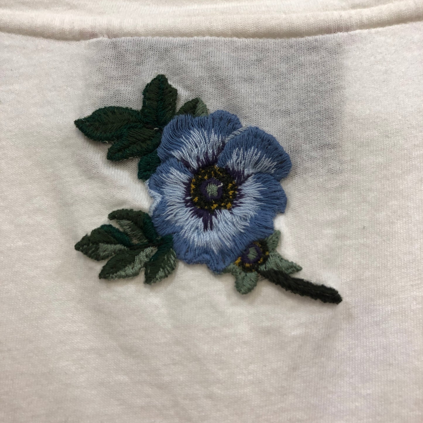 Gucci White Web Stripe & Floral Print T-Shirt Size XS