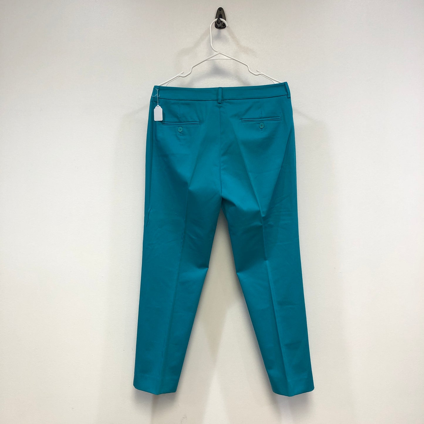 Max Mara Weekend Turquoise Slim‑Leg Trousers US 12
