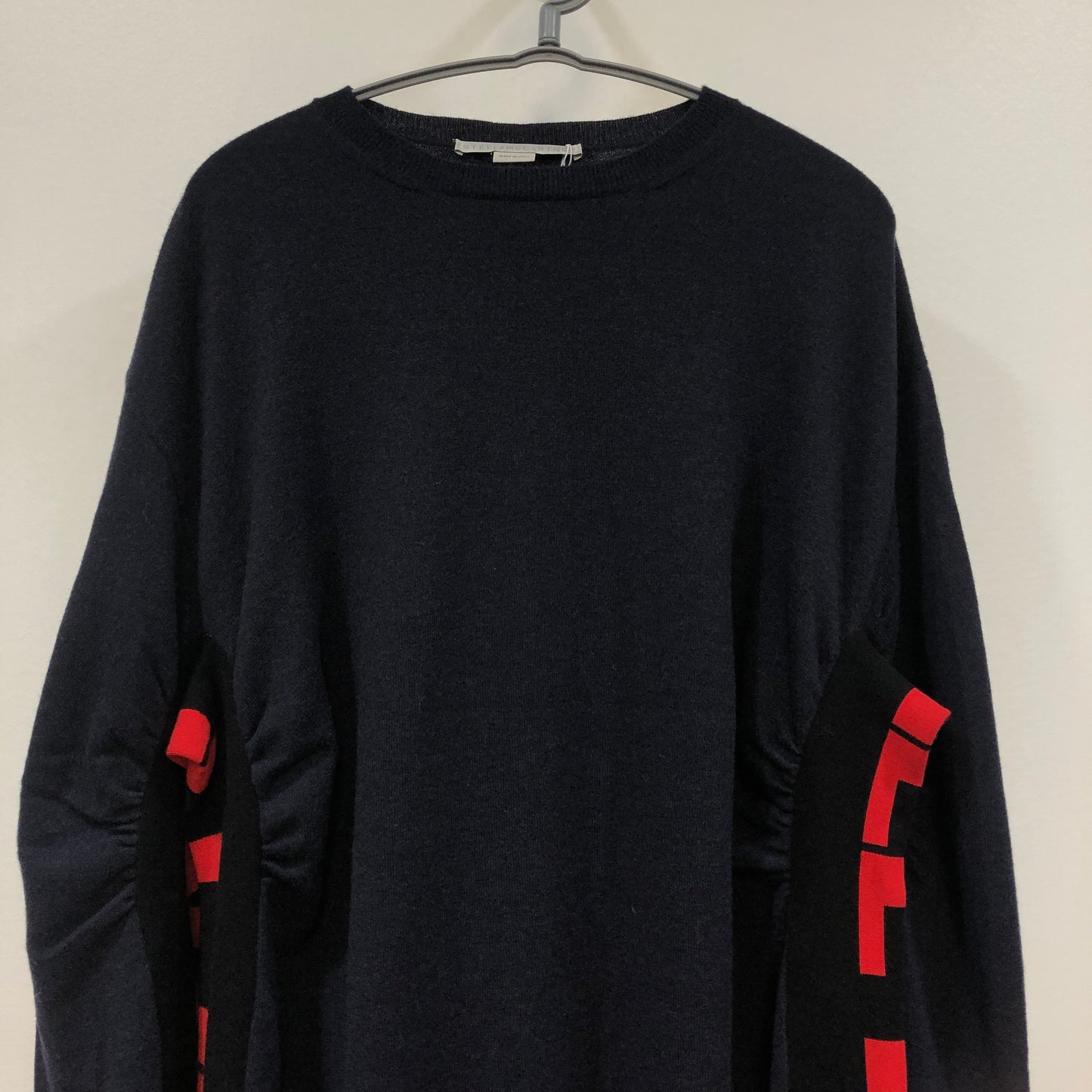 Stella McCartney Knit Sweater Size 40 Navy Blue/Red