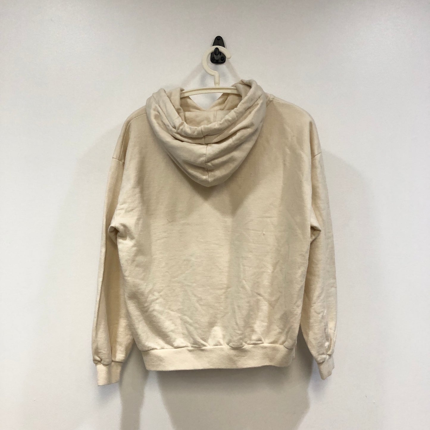 Celine Beige Triomphe Logo Hoodie Size M