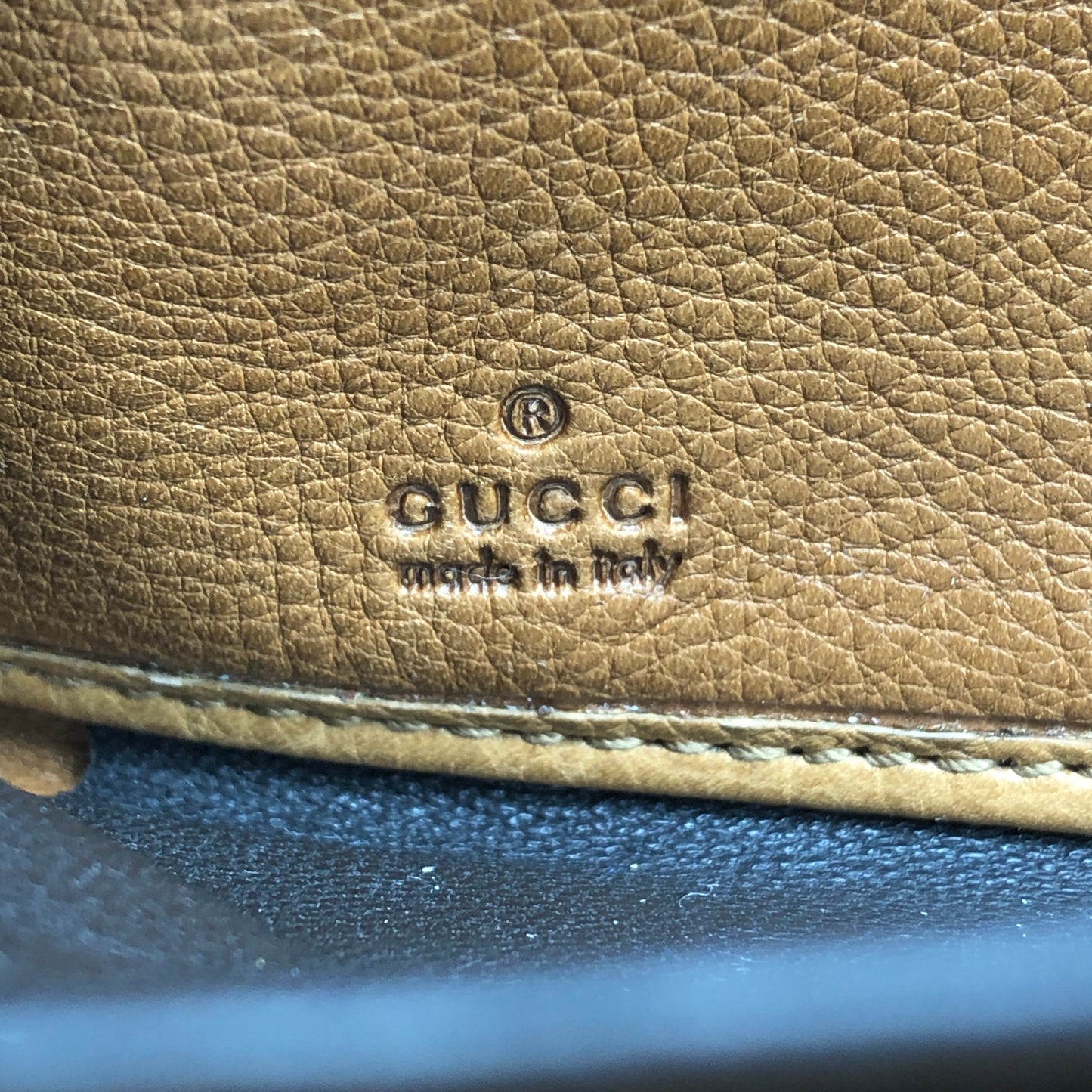 Gucci GG Supreme Zip Around Long Wallet Beige/Caramel