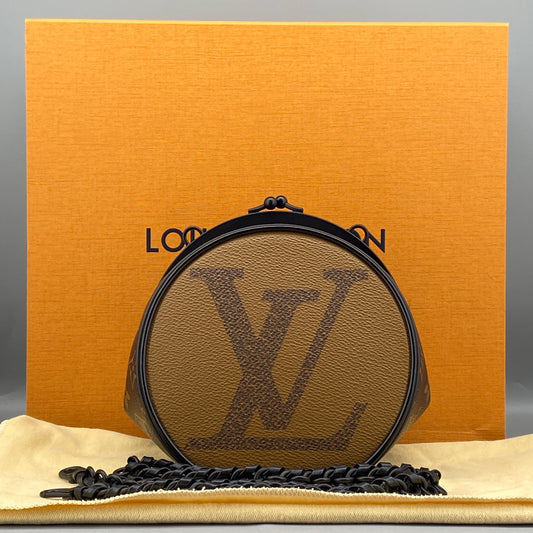 Louis Vuitton Boursicot Boite Chapeau Bag Reverse Monogram Giant shoulder bag