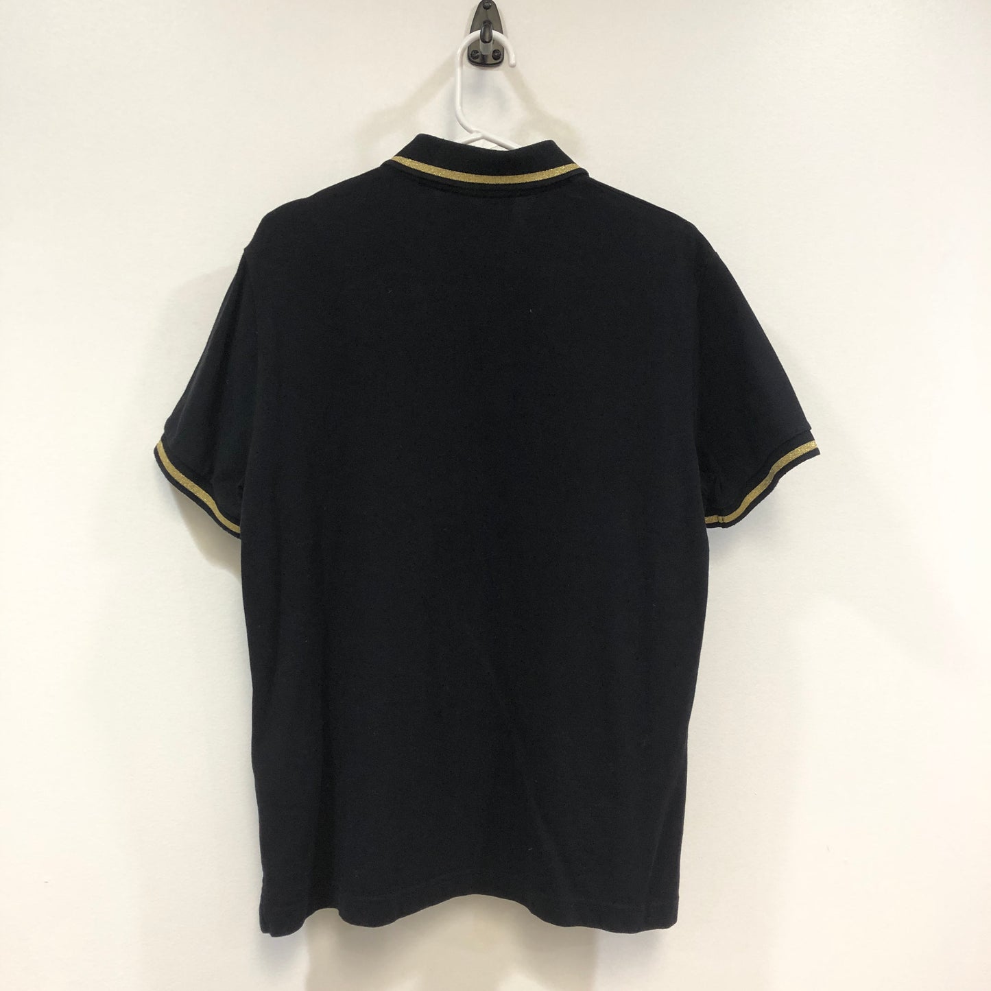 Versace Jeans Couture Logo Polo Shirt Size L Black