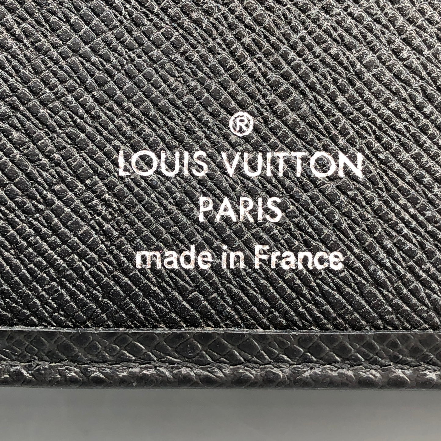 Louis Vuitton Taiga Leather Bifold Wallet Black