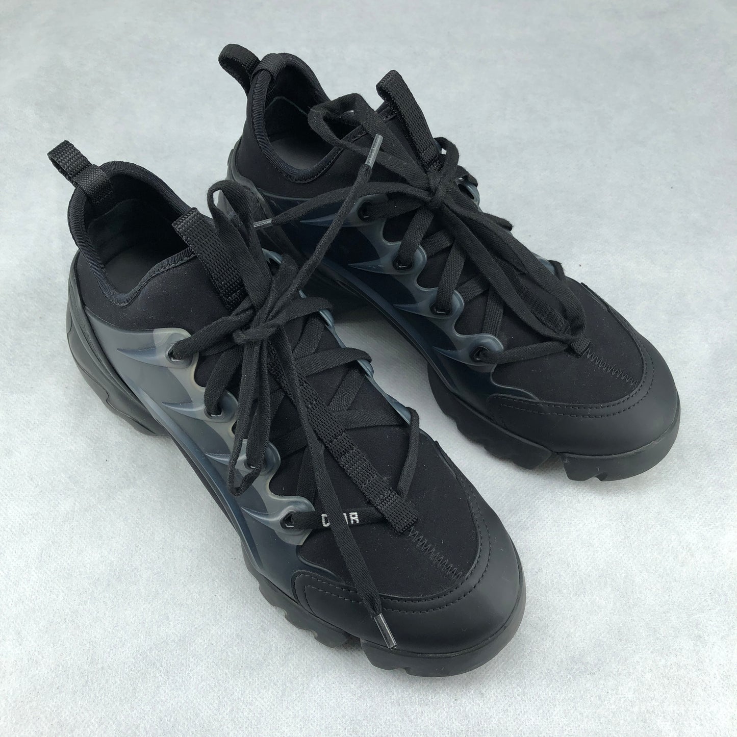 Christian Dior Women's D-Connect Technical Fabric Sneakers Size 36 All Black