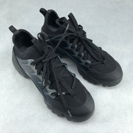 Christian Dior Women's D-Connect Technical Fabric Sneakers Size 36 All Black