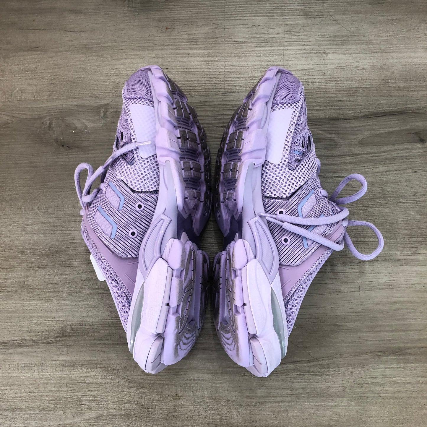 Balenciaga Women's Triple S Mesh Chunky Trainer Sneakers Size 36 Lavender Purple