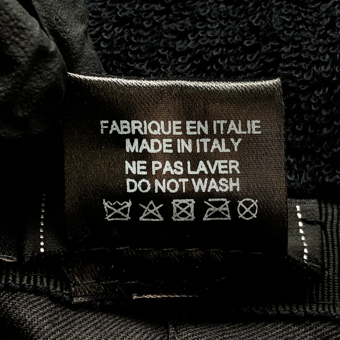 Chanel Black Textured Bucket Hat Size M 57cm
