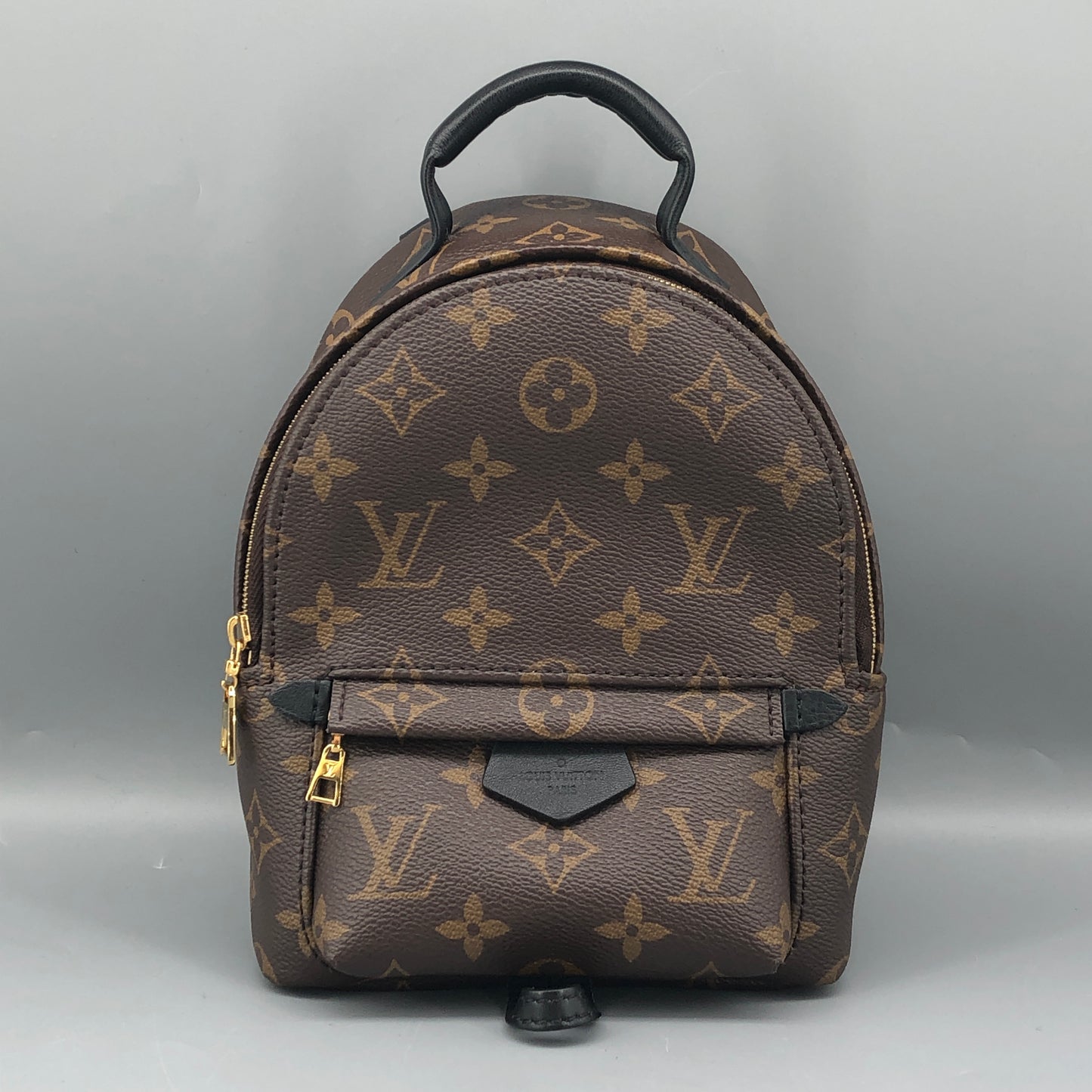 Louis Vuitton Mini Monogram Palm Spring Canvas Backpack Brown
