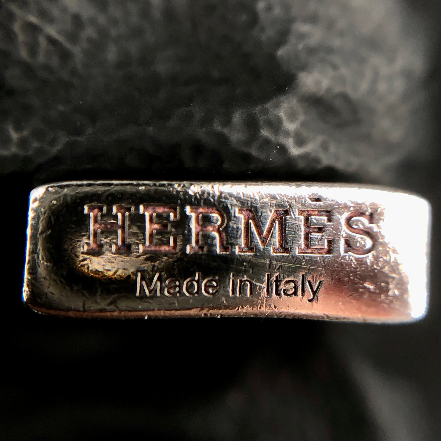 Hermes 925 Silver Mini Kelly Padlock Chain Bracelet