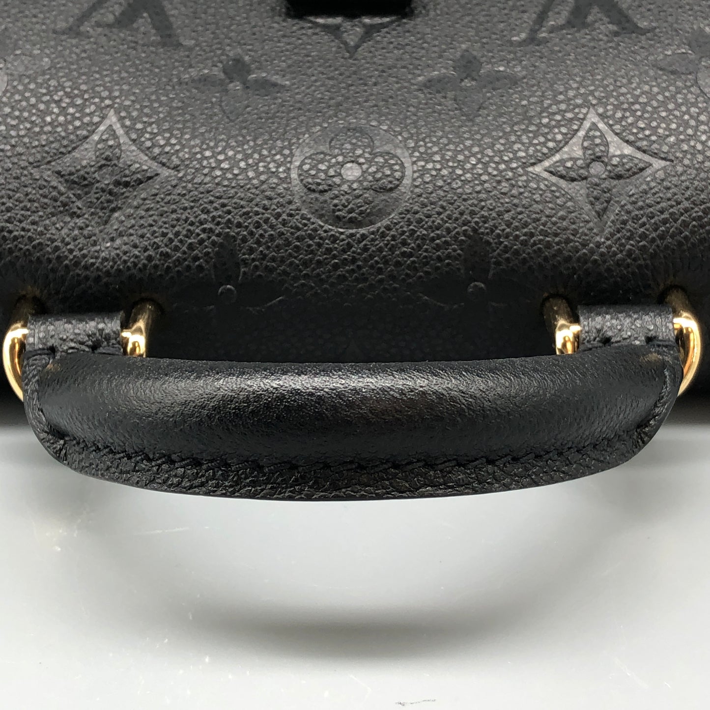 Louis Vuitton Madeleine Nano Monogram Empreinte Shoulder Bag Black