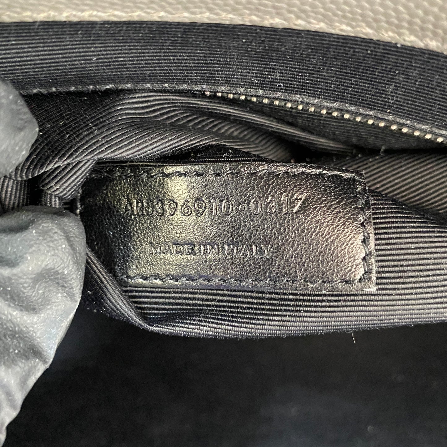 Saint Laurent Envelope Mix Matelassé Grey Chain Shoulder Bag