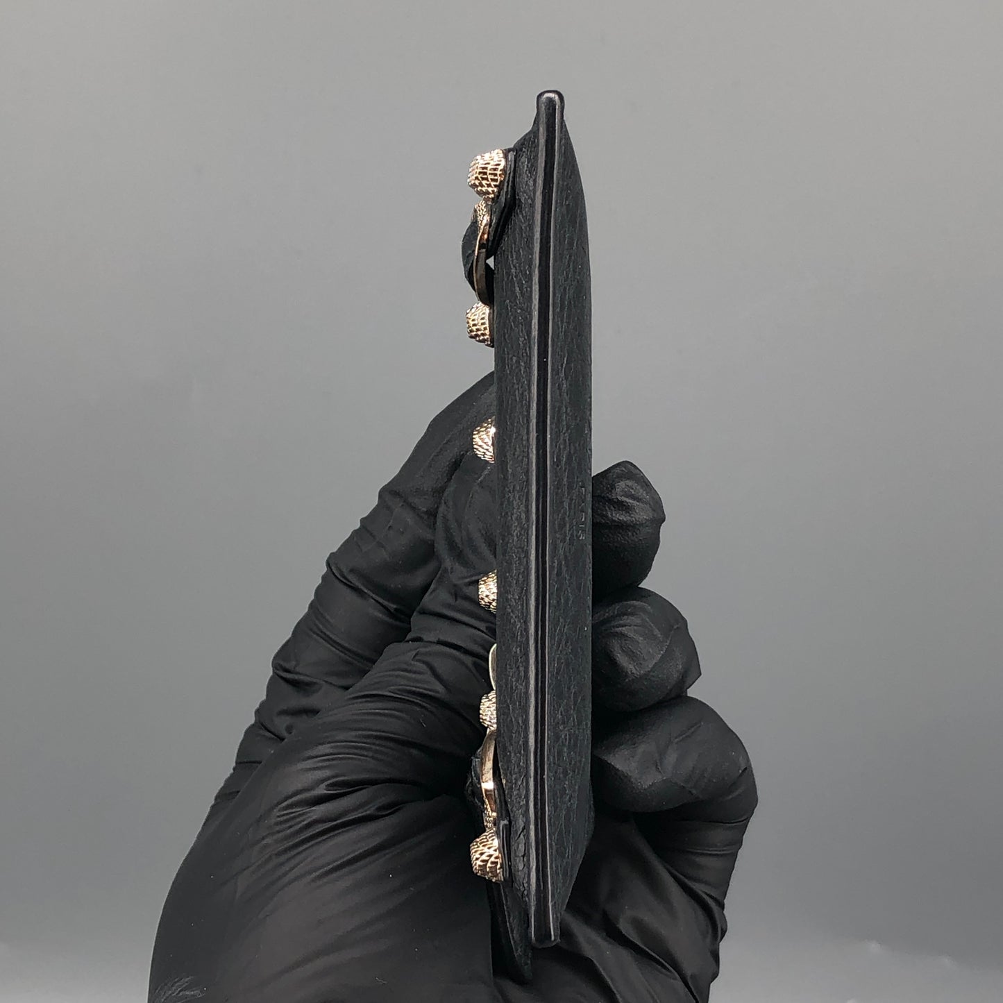 Balenciaga Classic City Zip Card Holder Black Leather