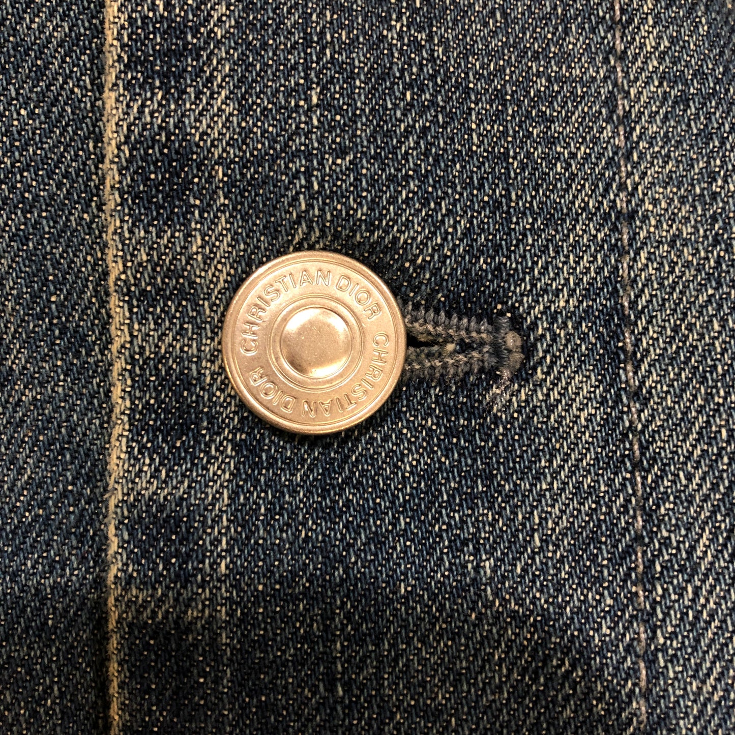 Christian Dior Multicolor Embroidered Denim Jacket 34