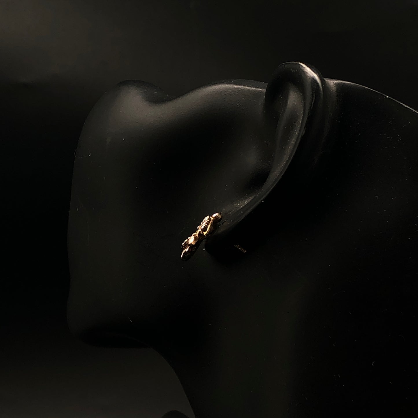 Chanel 2013C CC Crystal Pearl Earrings Gold Tone