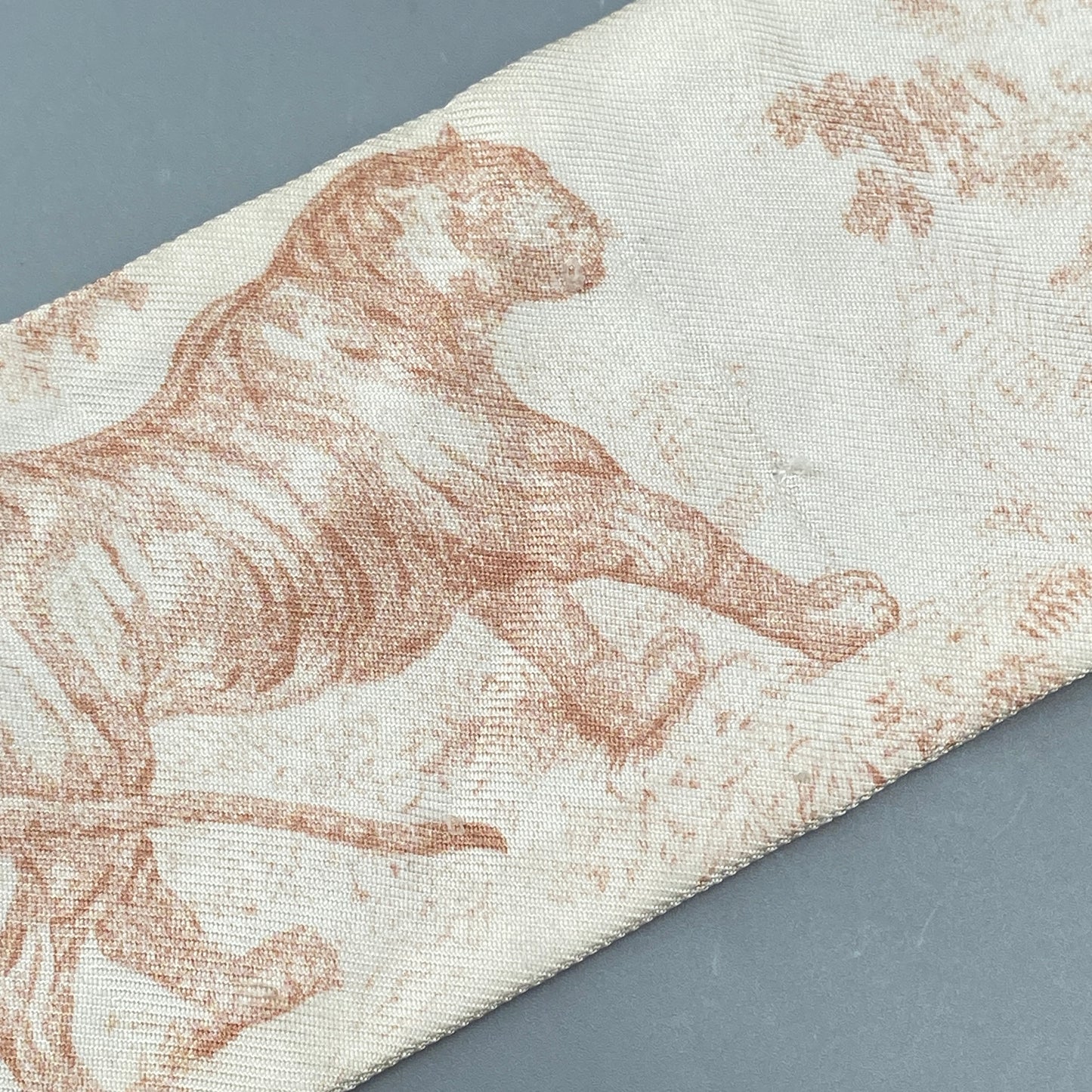 Christian Dior Twilly Silk Scarf Cream/Nude
