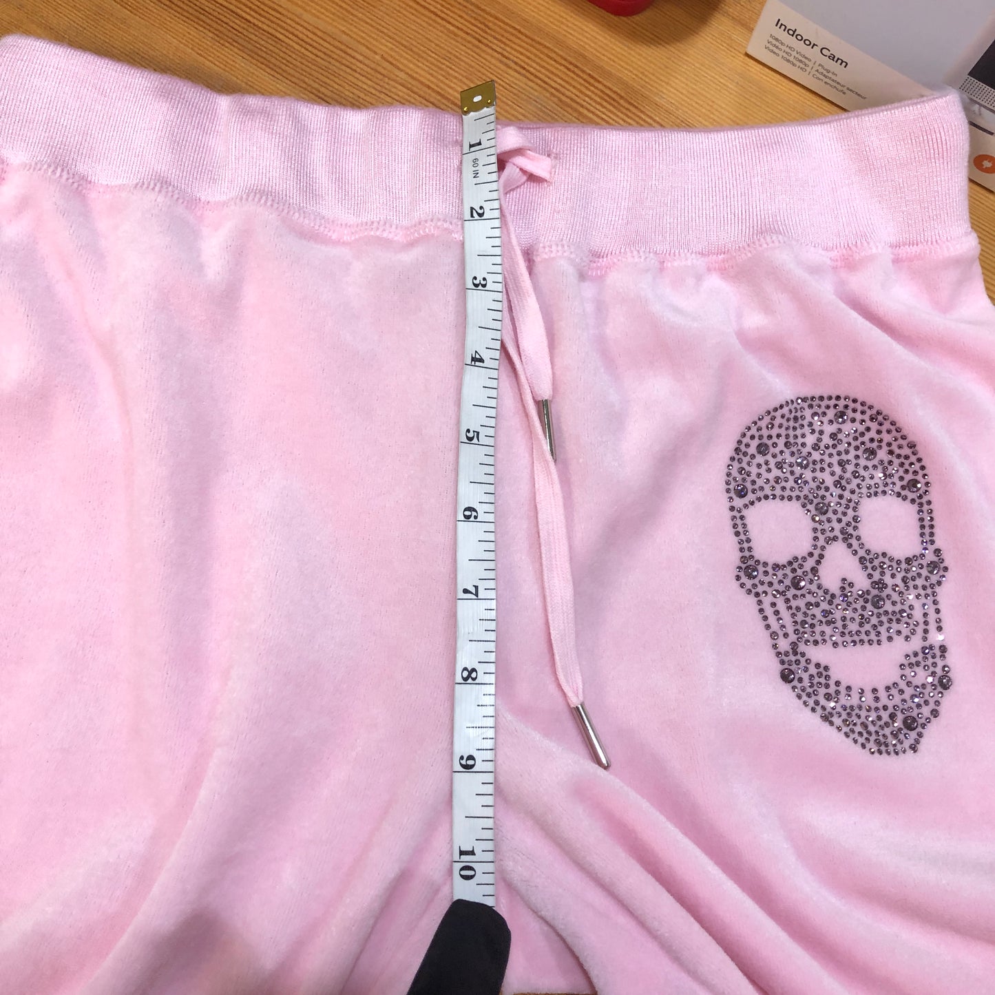 Philipp Plein Pink Rhinestone Skull Tracksuit Set Size L