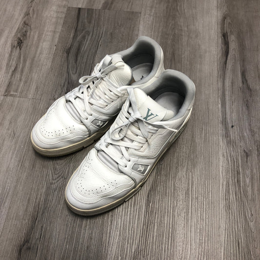 Louis Vuitton Men's White Low-Top Sneakers Size 7