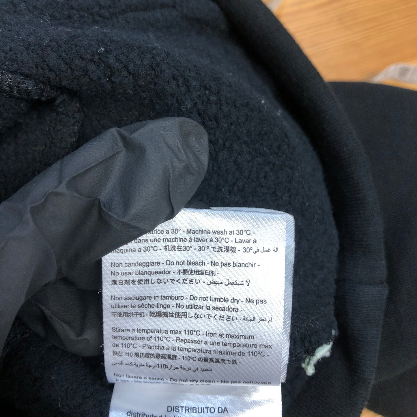 Off-White Black Cropped "Something Special" Hoodie Size XXS