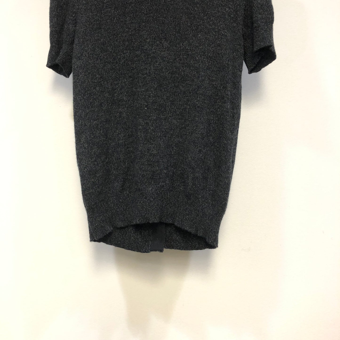Chanel Black Short Sleeve Button Front Knit Cardigan Size 40