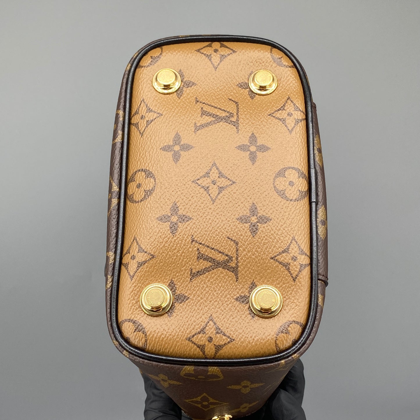 Louis Vuitton Monogram Vanity PM Brown Top Handle Bag