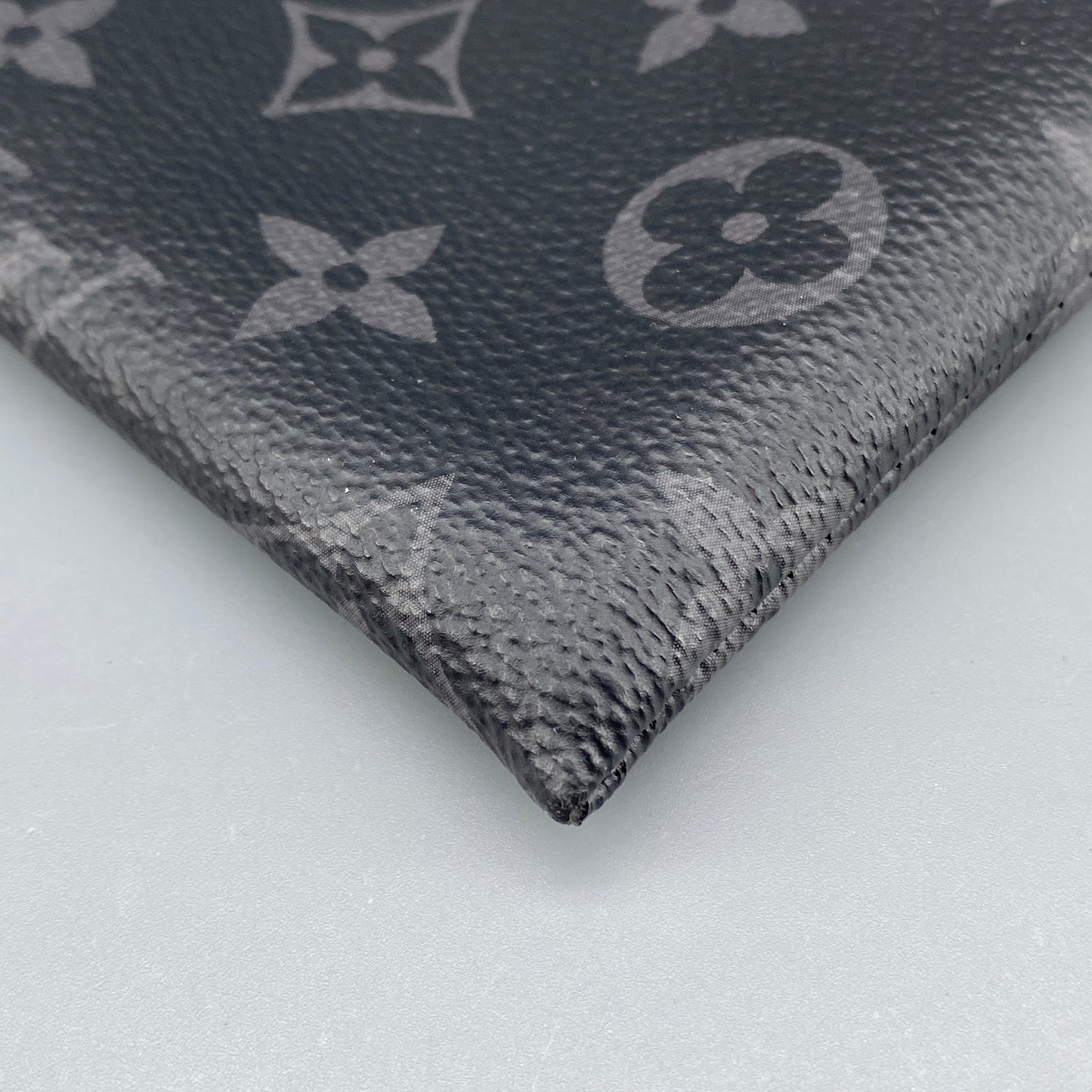 Louis Vuitton Black Monogram Eclipse Canvas Zip Pouch Clutch Bag