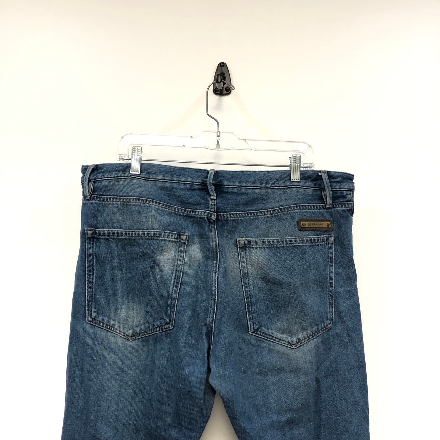 Burberry Blue Straight Leg Denim Jeans 38W 32L