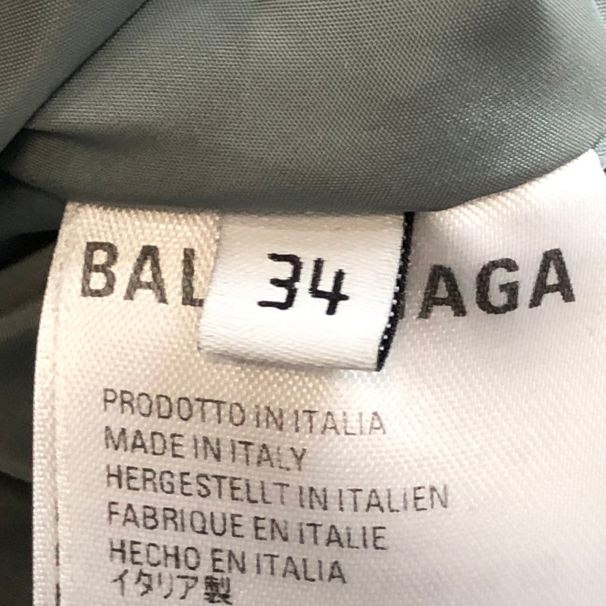 Balenciaga Dusty Blue Puffer Jacket Size 34