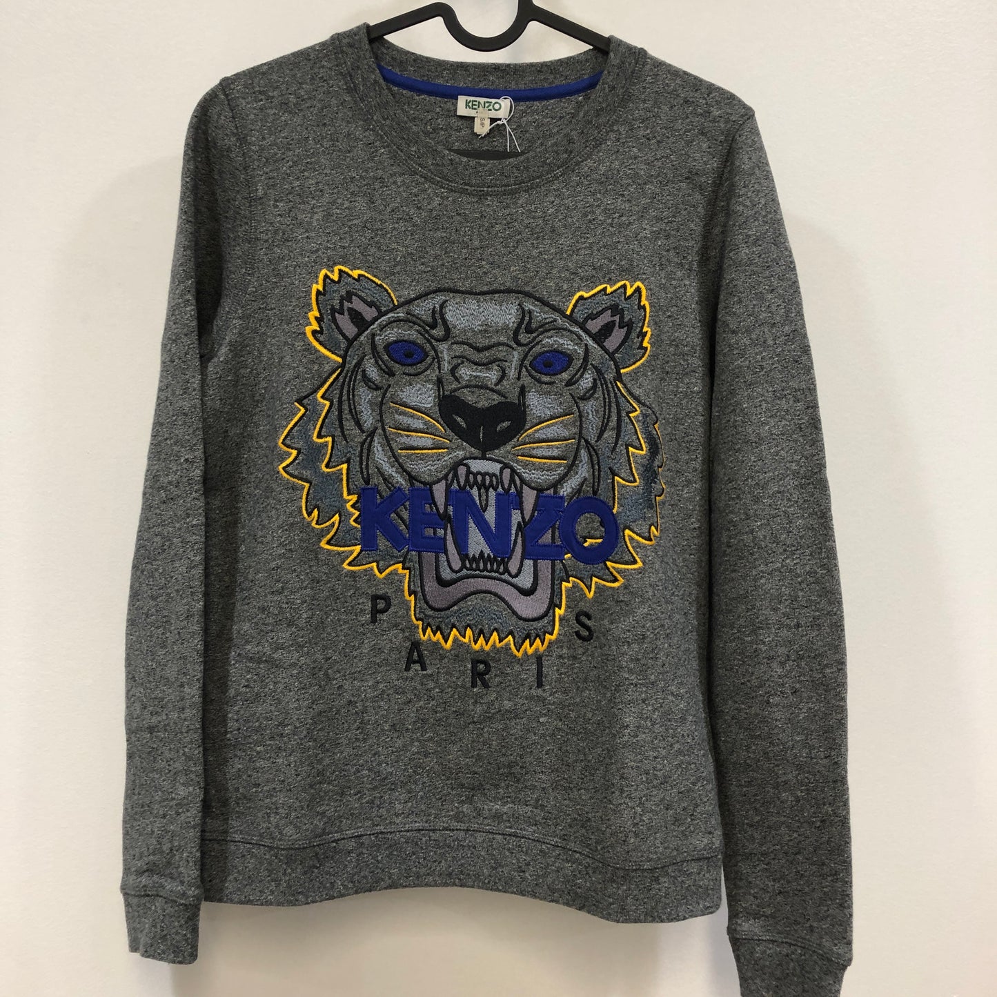 Kenzo Tiger Logo Sweatshirt Size S Grey