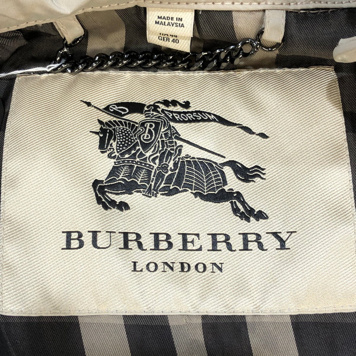 Burberry Tan Hooded Short Trench Jacket US size 10
