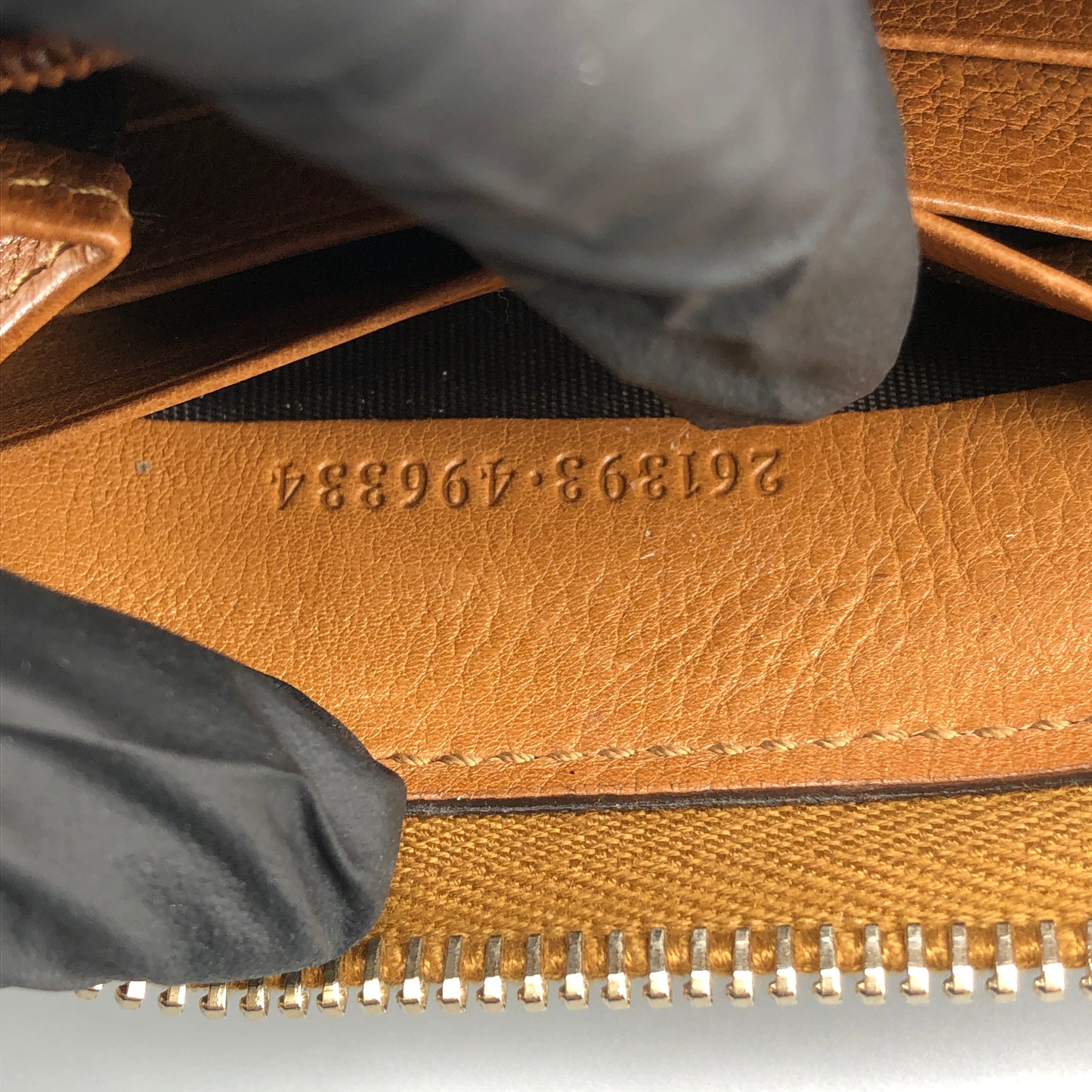 Gucci GG Supreme Zip Around Long Wallet Beige/Caramel