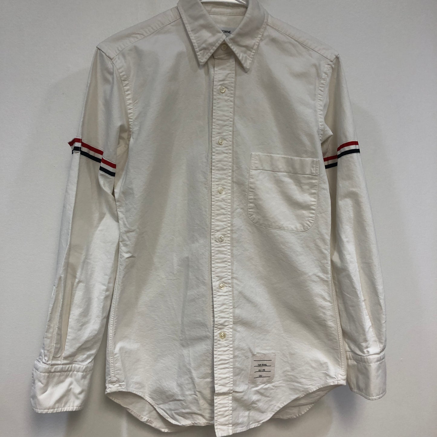 Thom Browne White Classic Button-Down Shirt Size 1