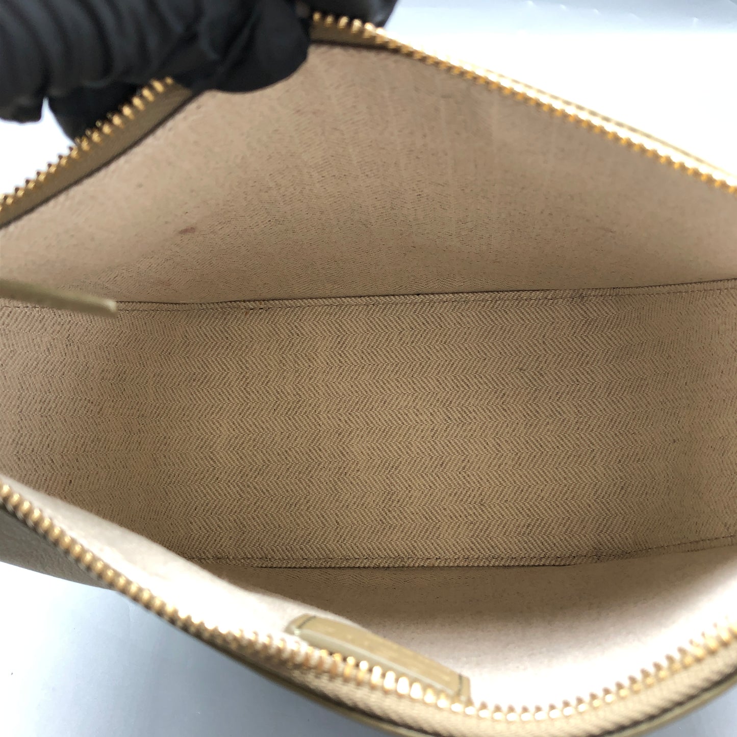 LOEWE Cubi Olive Beige Crossbody Bag