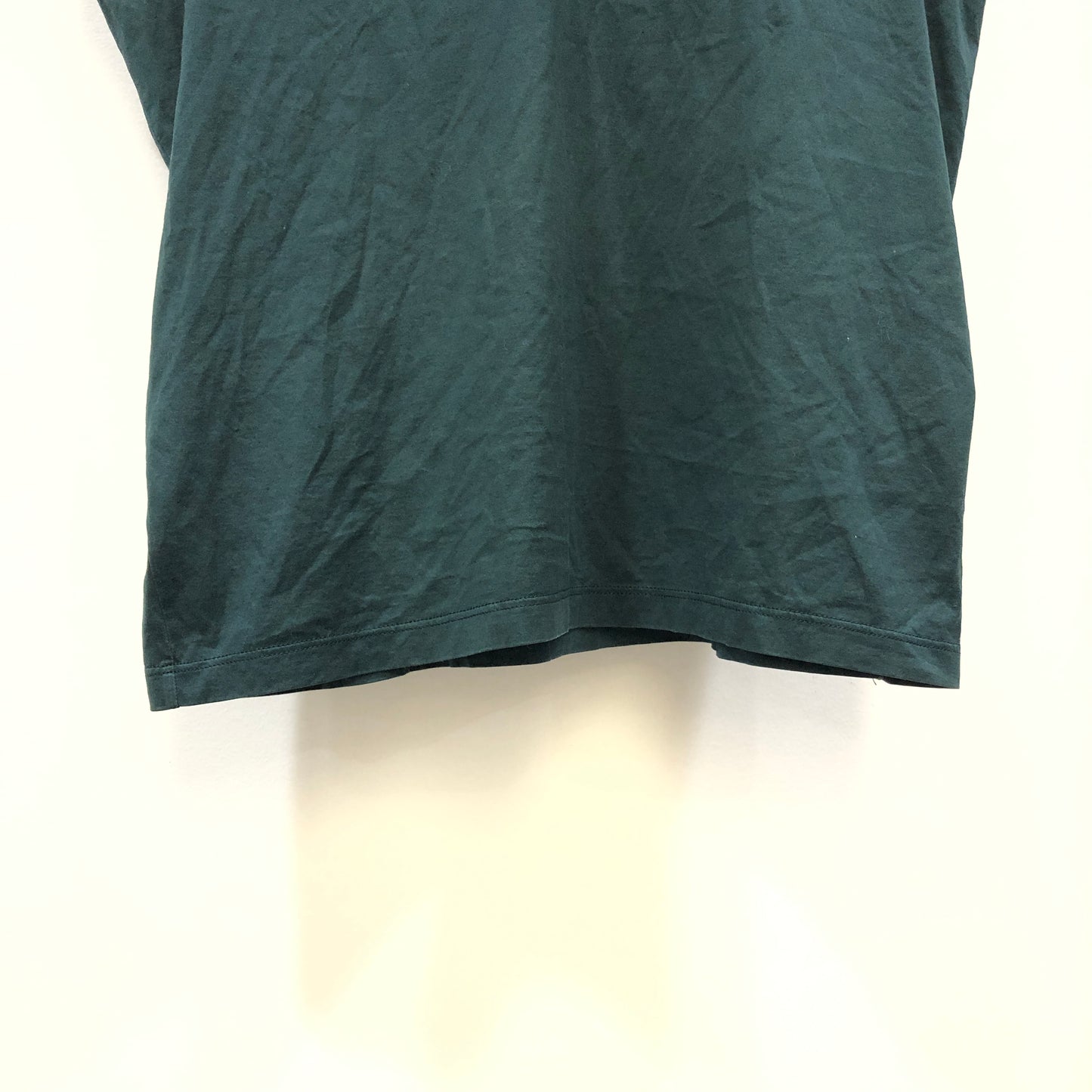 Prada Deep Teal V-neck Short Sleeve T-shirt Size M